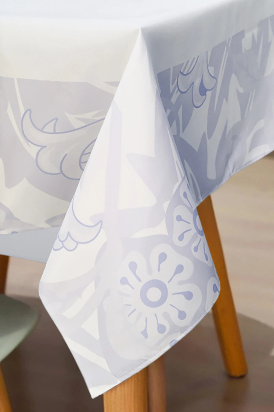 Скатерть прямоугольная 120х200 см, с полной запечаткой (полиэстер) "Cleanliness"#2