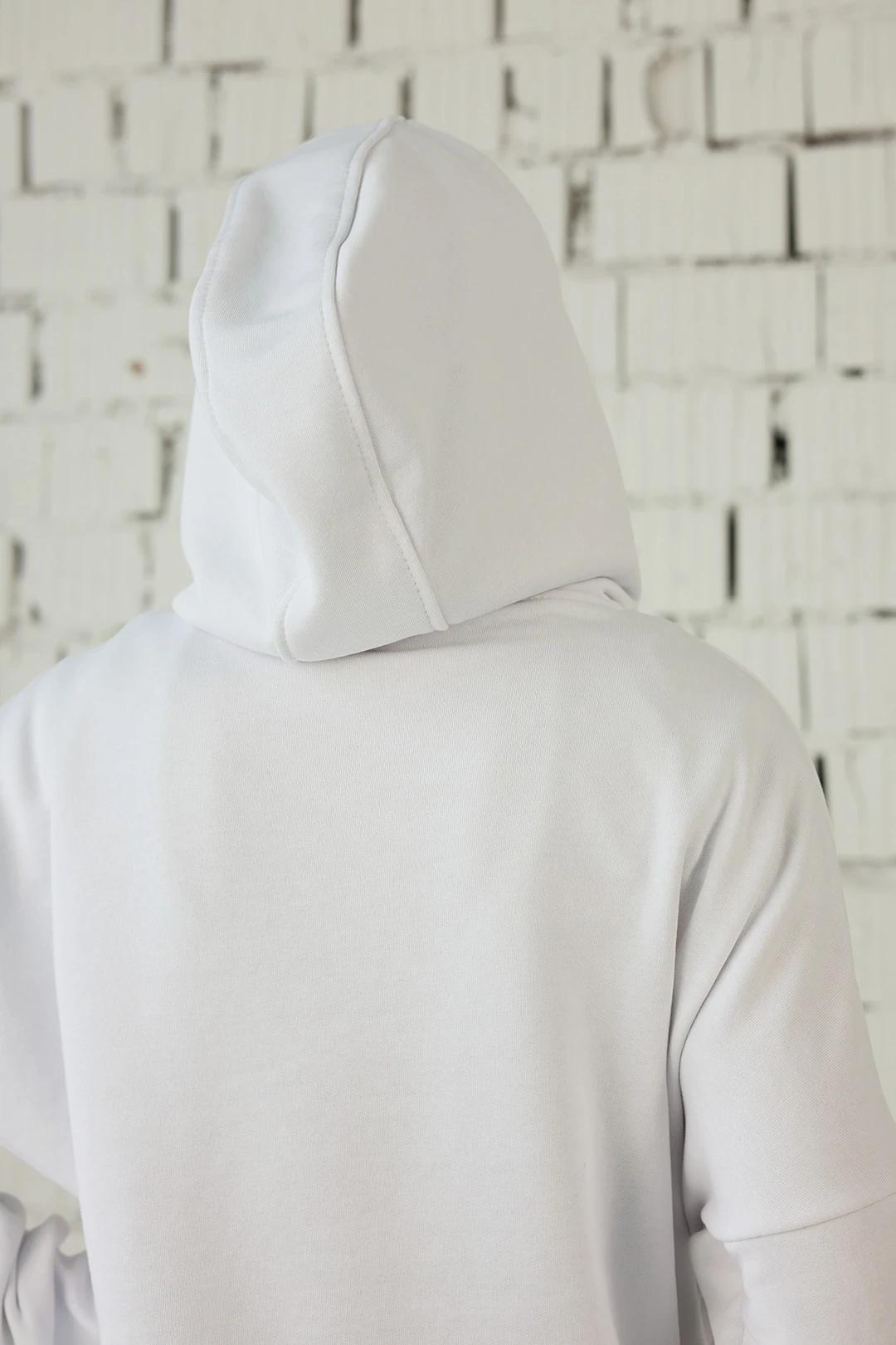 Худи Кинг из футера унисекс, однотонная оранжевая "Cat Box"#3