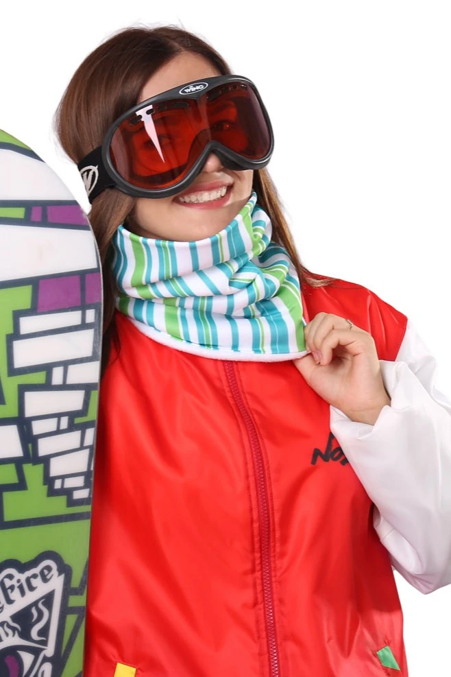 Бафф Арктик двухслойный на флисе взрослый, с полной запечаткой#2