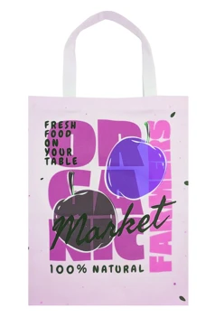 Купить сумку Сенди из саржи 35х45 см, печать с одной стороны "Fresh Food"