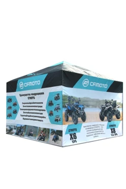 Купить тент для шатра сублимационный (без козырька) 3х3 м