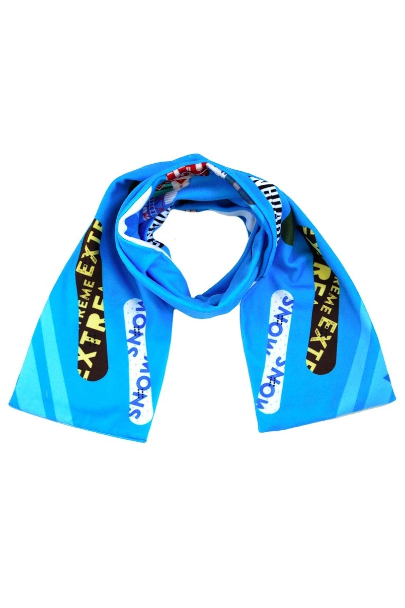 Шарф двухслойный утепленный 15х120 см, с полной запечаткой#4 Шарф двухслойный утепленный 15х120 см, с полной запечаткой#4