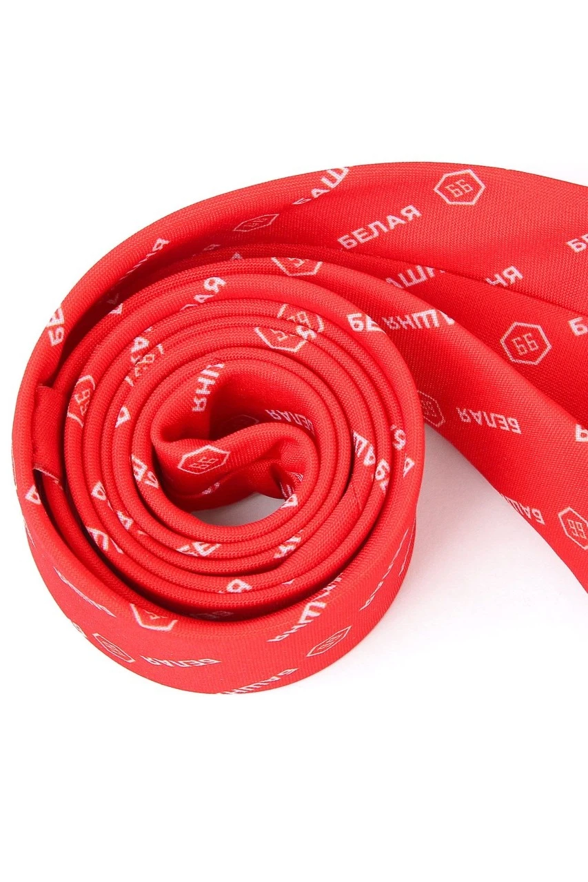 Галстук Слим узкий самовяз мужской, с полной запечаткой "The White Tower"#7