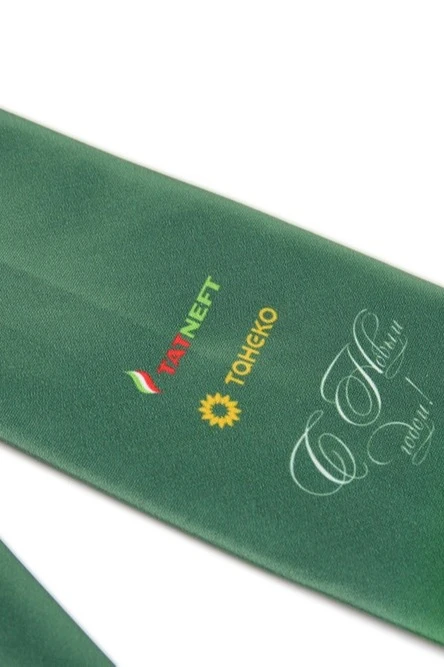 Галстук Классика самовяз мужской, с полной запечаткой "TatNeft"#5