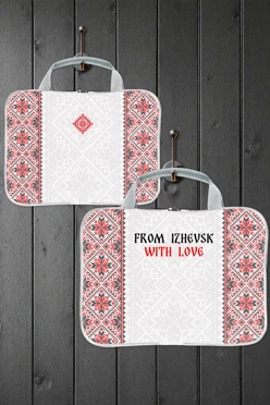 Купить сумку Ворд с ручками 45х33 см, с принтом "From Izhevsk"