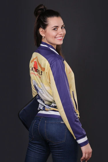 Купить бомбер "Якитория" унисекс с полной запечаткой