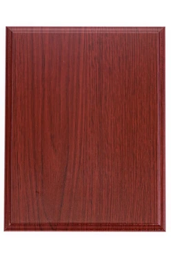 Купить плакетку 20х25 см без нанесения (профиль О), красное дерево