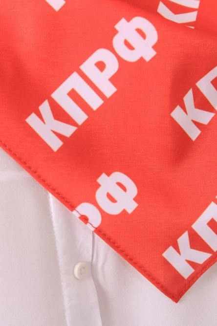 Косынка Шарлотта 60х60х90 см, с полной запечаткой "CPRF"#3