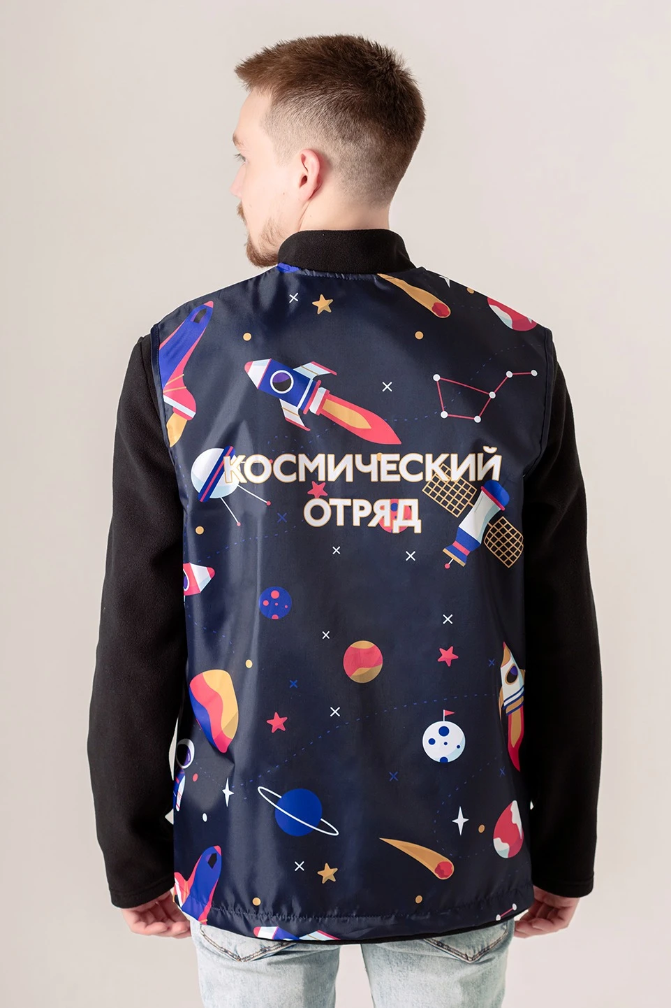 Жилет Парма без подклада унисекс, с полной запечаткой#6