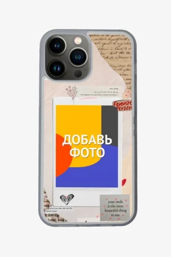 Купить чехол для iPhone 13 Pro Max с принтом "Photocard"