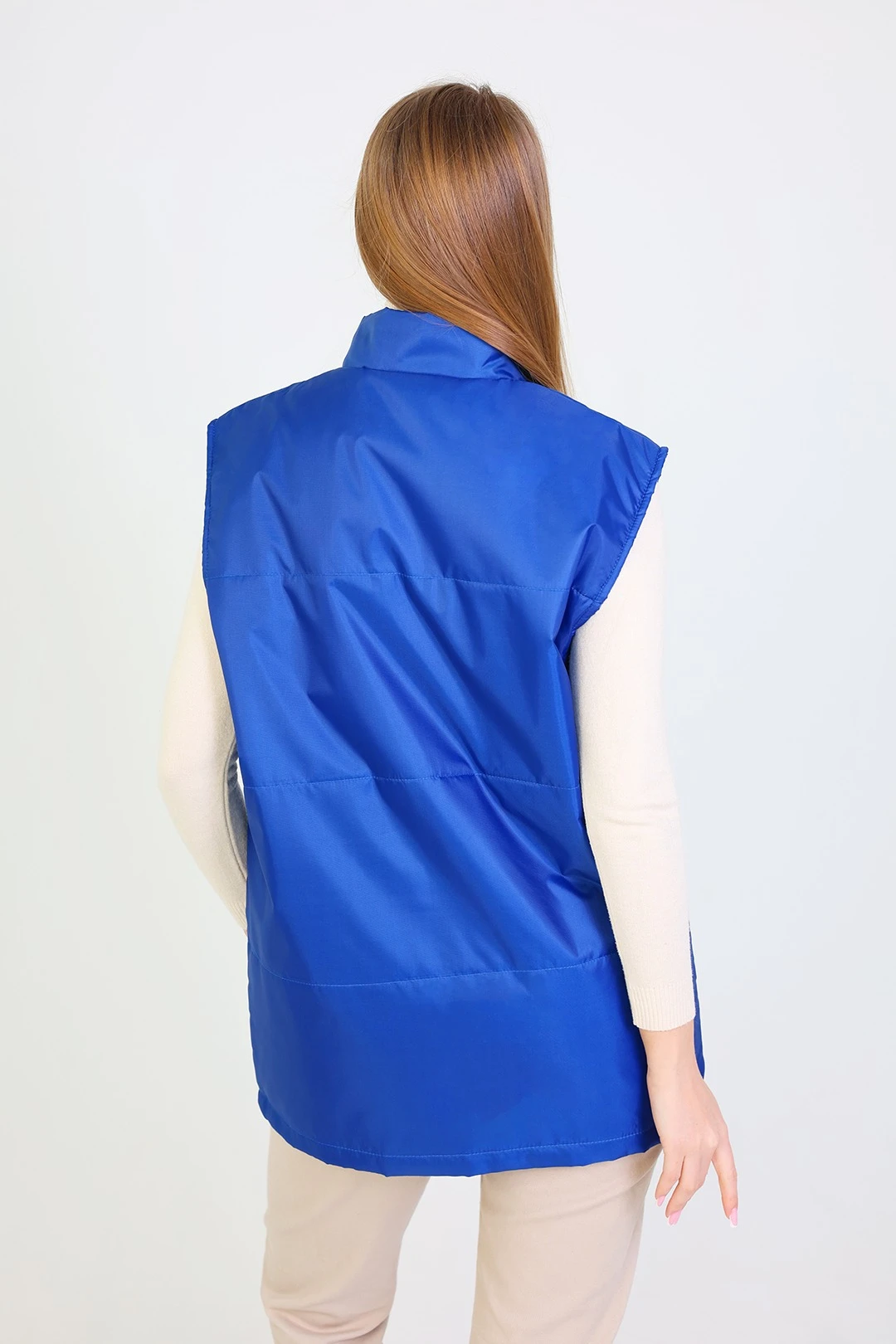 Жилет Оливер унисекс, однотонный василёк#3