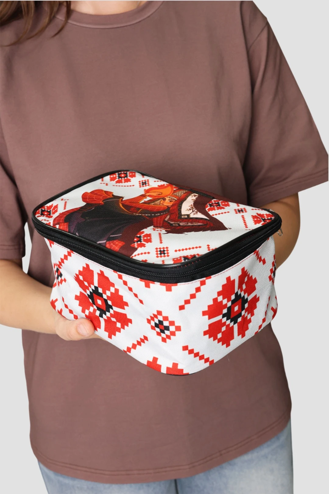 Косметичка Дейзи 20х15х13 см, с принтом "Udmurt love"#1