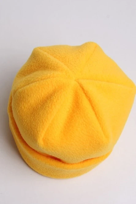 Шапка Вэст флисовая двухслойная детская, однотонная#5