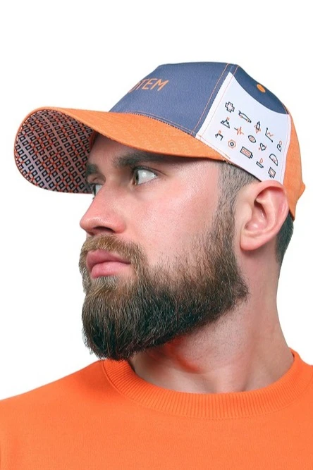 Бейсболка Стандарт взрослая с полной запечаткой (полиэстер) "Grotem"#6 Бейсболка Стандарт взрослая с полной запечаткой (полиэстер) "Grotem"#6