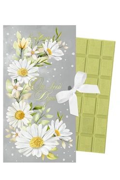 Шоколад белый с чаем матча От всей души! из коллекции Ромашковая романтика