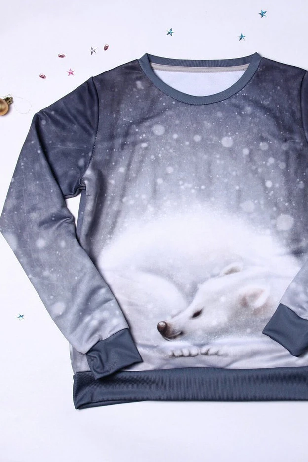 Купить свитшот унисекс "Северный мишка" Купить свитшот унисекс "Северный мишка"