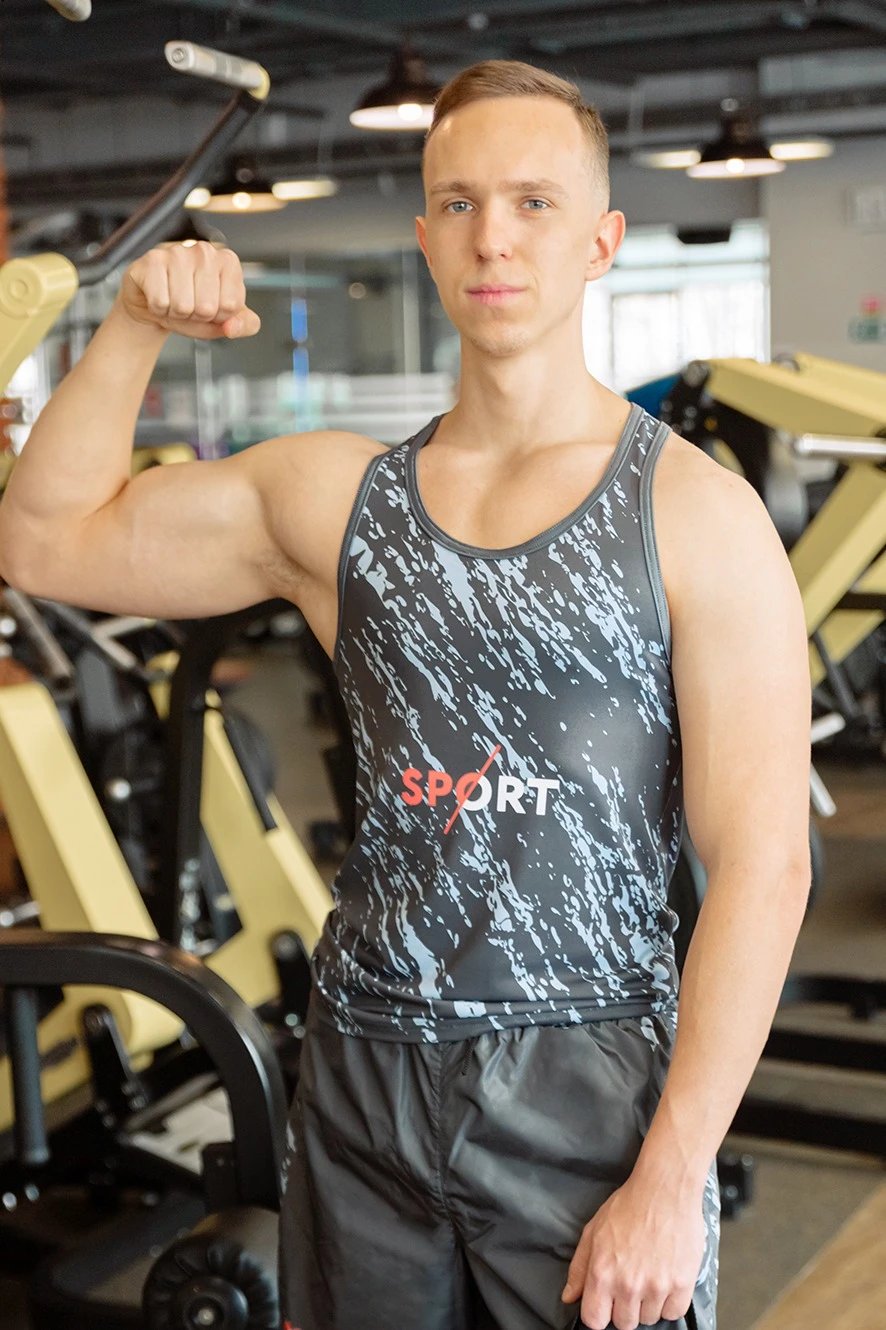 Борцовка Чарли мужская с полной запечаткой "Sport Line"#2