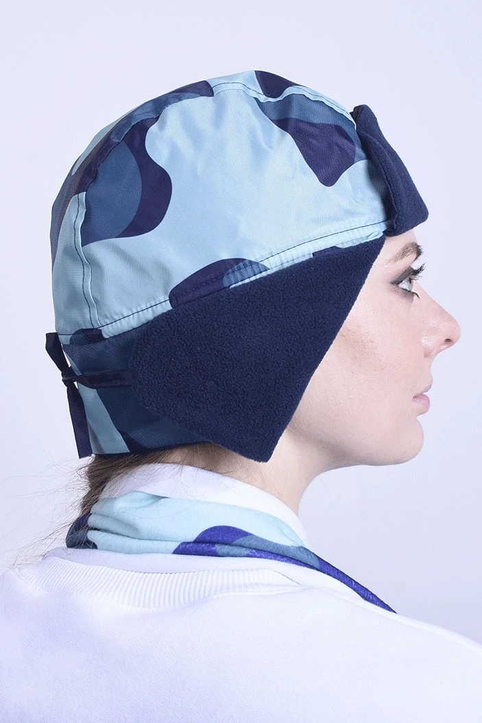 Купить шапку-ушанку Винтер на флисе взрослую "Camouflage"