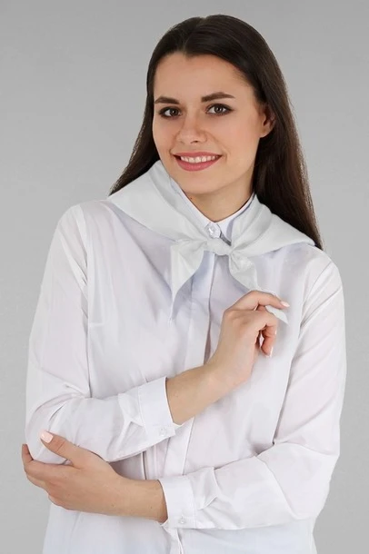 Купить косынку Лолла 60х60х90 см белую Купить косынку Лолла 60х60х90 см белую