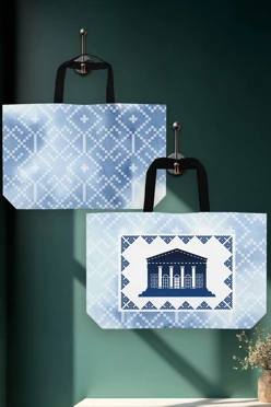 Купить сумку Лайт из габардина 40х30 см, с принтом "Theater"