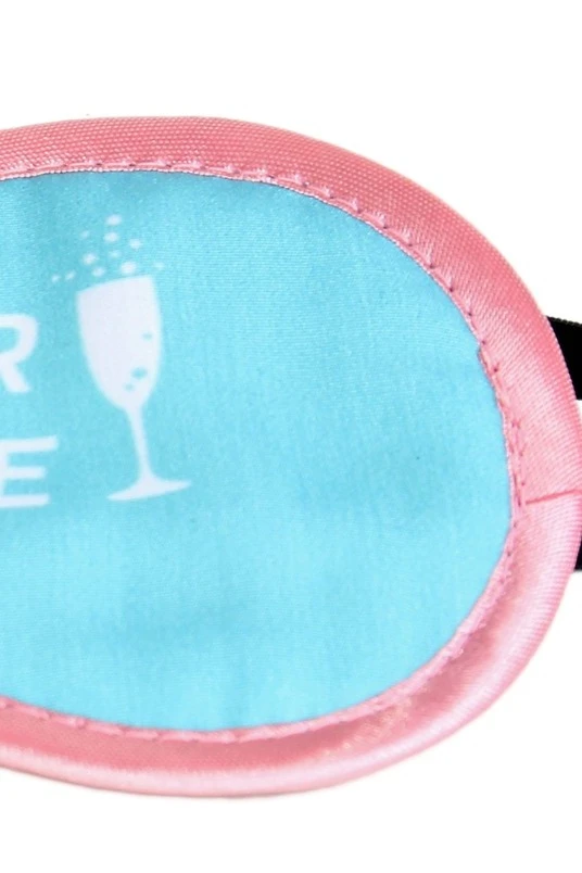 Купить маску для сна с принтом "CHAMPAGNE"