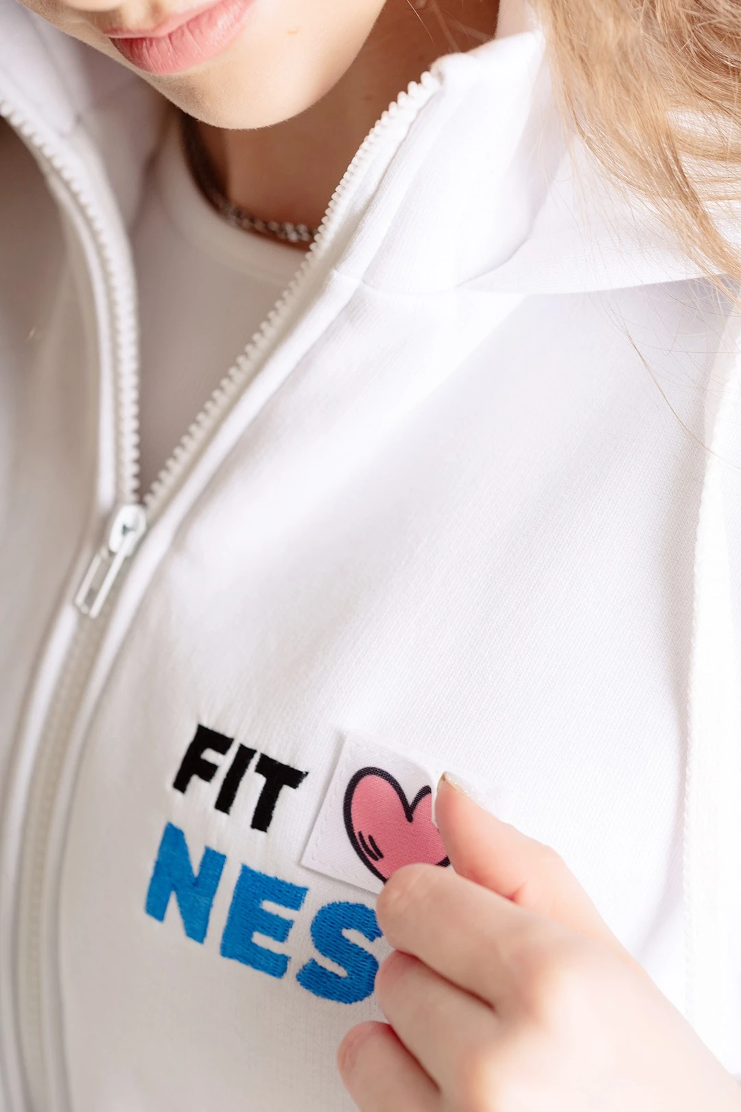 Балахон Джеймс из футера на флисе унисекс, однотонный "Fitness"#3