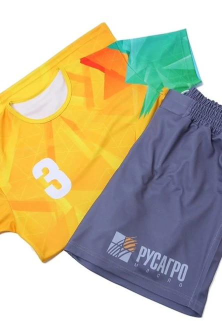 Волейбольная форма Хэнди мужская с полной запечаткой "РусАгро"#5