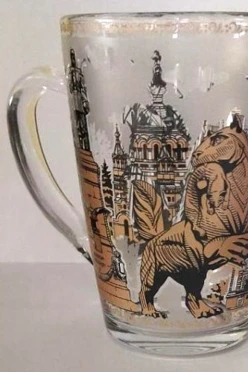 Купить кружку cтеклянную чайную капучино "Иркутск"