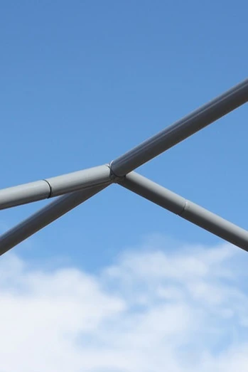 Конструкция для палатки (с козырьком) 2х6 м#3