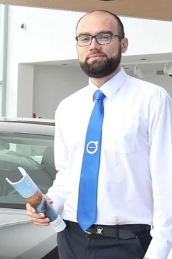 Купить галстук Классика мужской "Volvo"