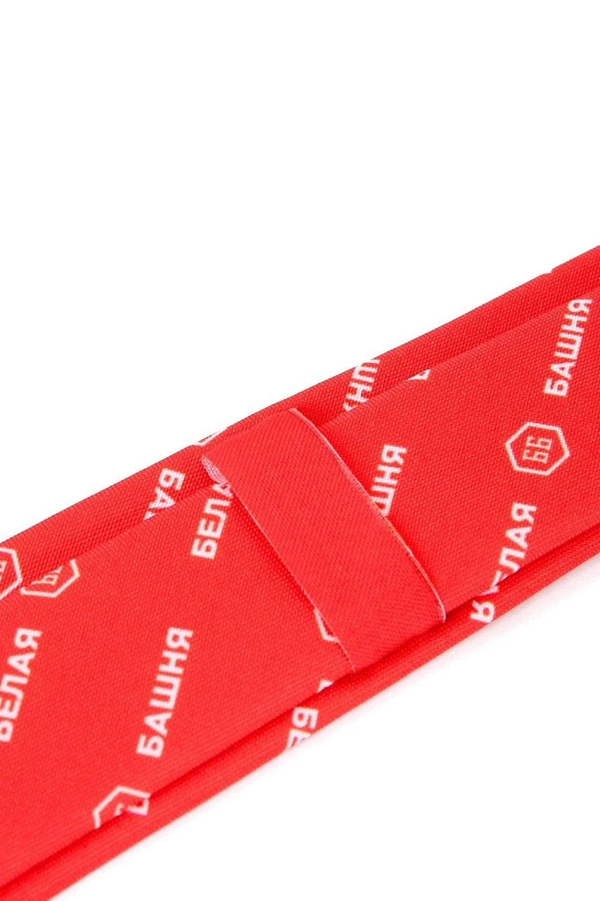 Галстук Слим узкий самовяз мужской, с полной запечаткой "The White Tower"#3