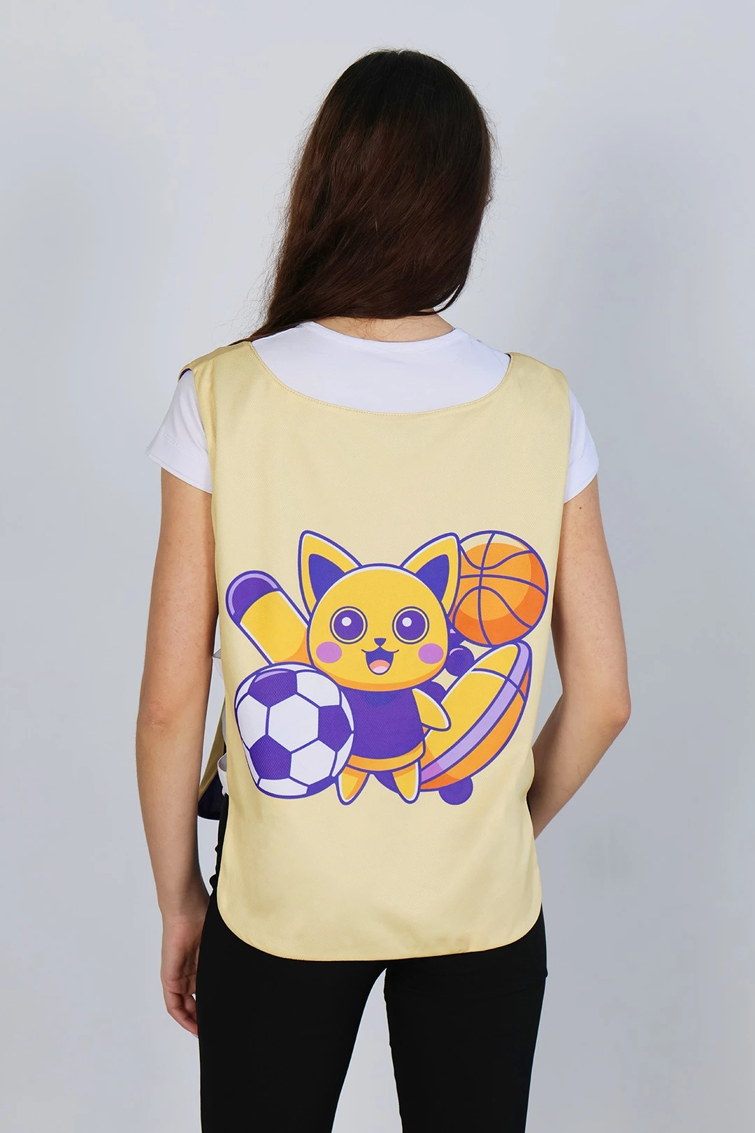 Манишка Юнив  40х60 см из сетки, с полной запечаткой "Cat"#1