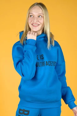 Купить худи Кинг из футера унисекс "Life is"