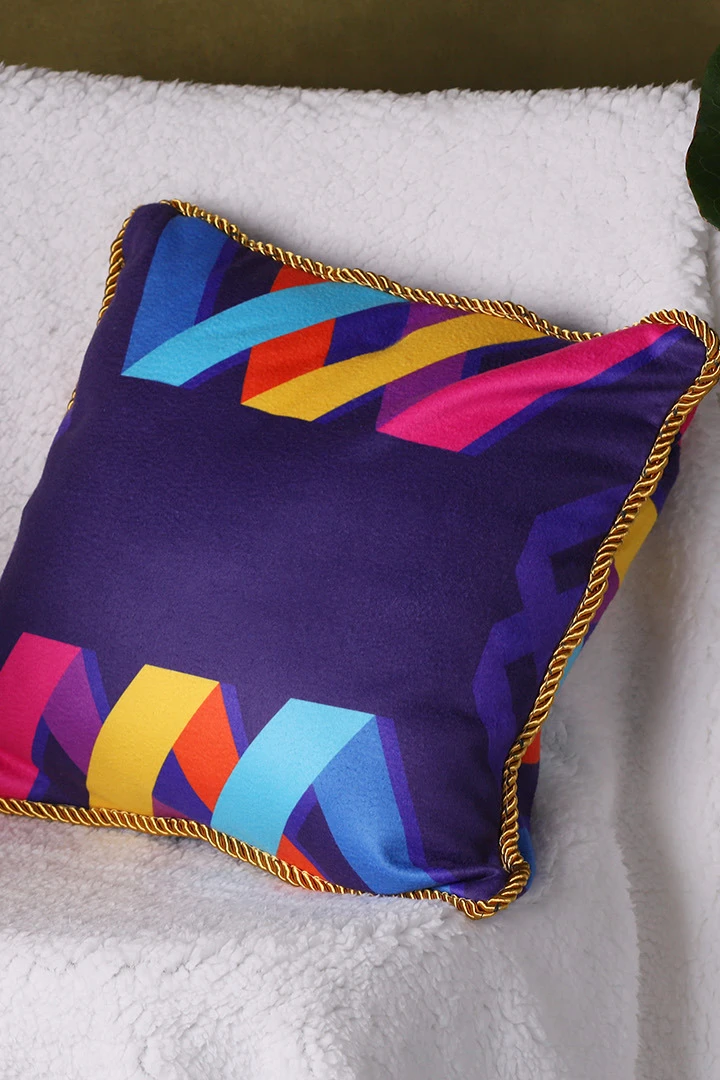 Купить подушку с кантом 40х40 см, с полной запечаткой