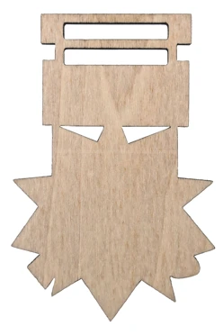 Медаль из фанеры Фигурная МФ6004 60 мм с гравировкой#2