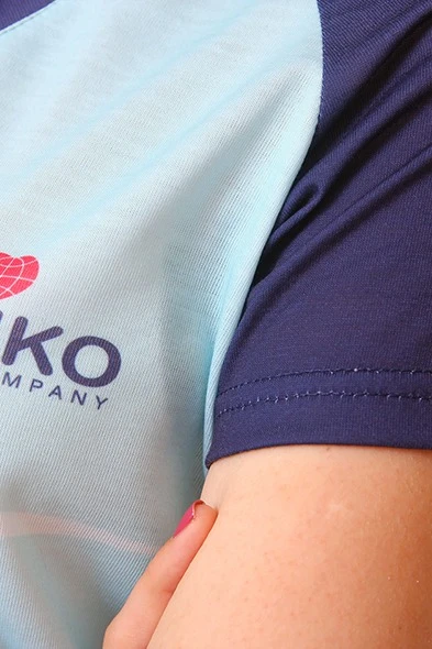 Футболка Спэйс V-ворот женская из примы с полной запечаткой "DANKO"#6