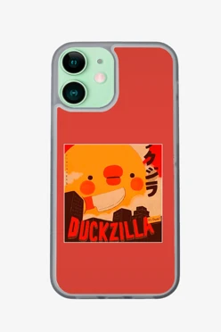 Купить чехол для iPhone 12 с принтом "Duckzilla"
