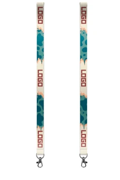 Купить ленту для бейджа блекаут ширина 2,5 см, с карабином-люкс, с печатью "Coast"