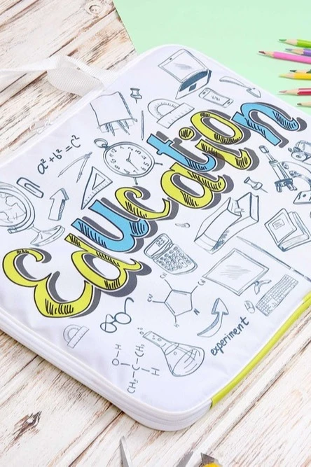 Сумка Ворд с ручками 45х33 см, с полной запечаткой "Education"#3