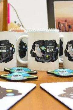 Кружка цветная внутри, с печатью#3 Кружка цветная внутри, с печатью#3