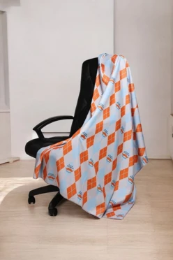 Купить плед Палитра флисовый (двухсторонний) 120х150 см "Рыжий Альфред"