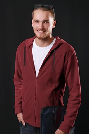 Купить бордовую толстовку Харисон с капюшоном унисекс Купить бордовую толстовку Харисон с капюшоном унисекс