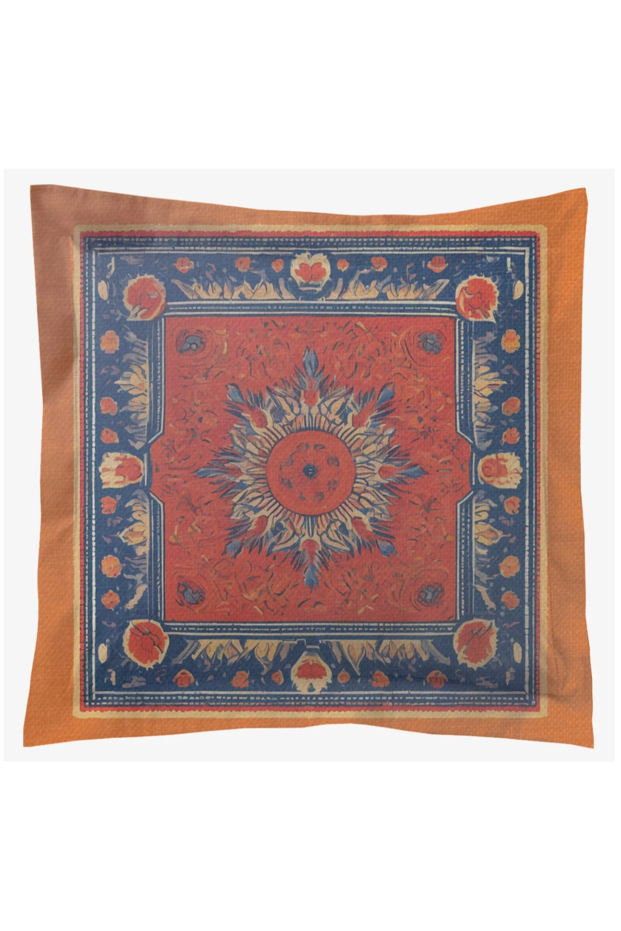 Купить подушку с бордюром 50х50 см, с принтом "Comfort to your home" Купить подушку с бордюром 50х50 см, с принтом "Comfort to your home"