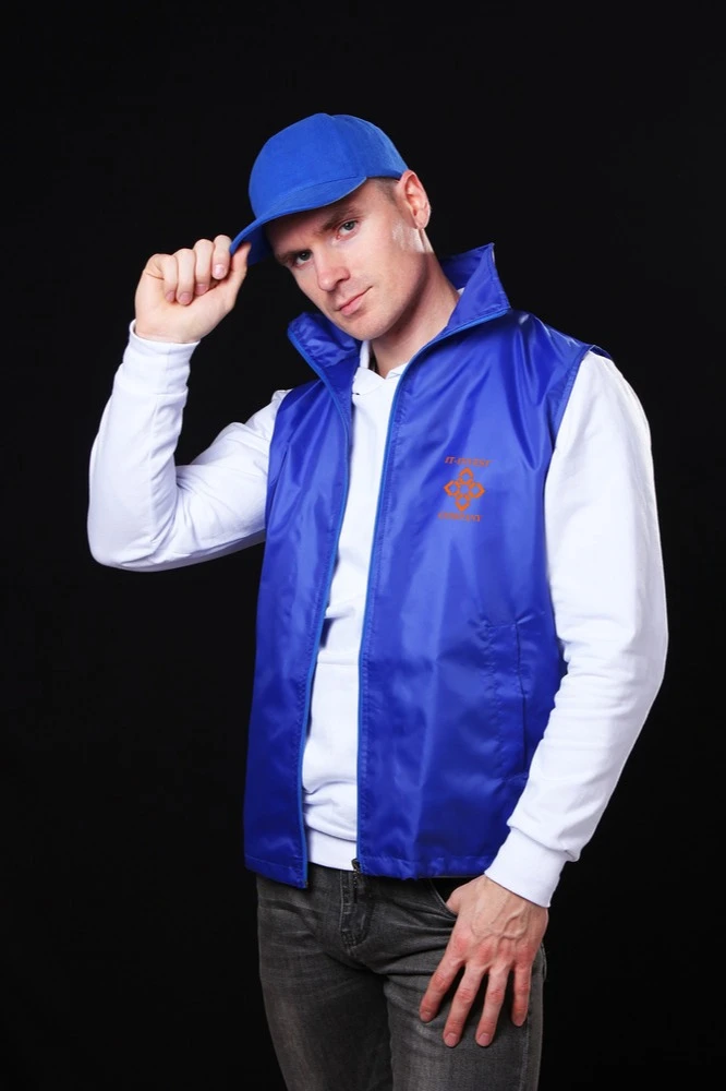 Жилет Брайт унисекс однотонный "IT-Invest"#1 Жилет Брайт унисекс однотонный "IT-Invest"#1