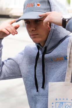 Купить бейсболку Велюр "I law Ю"