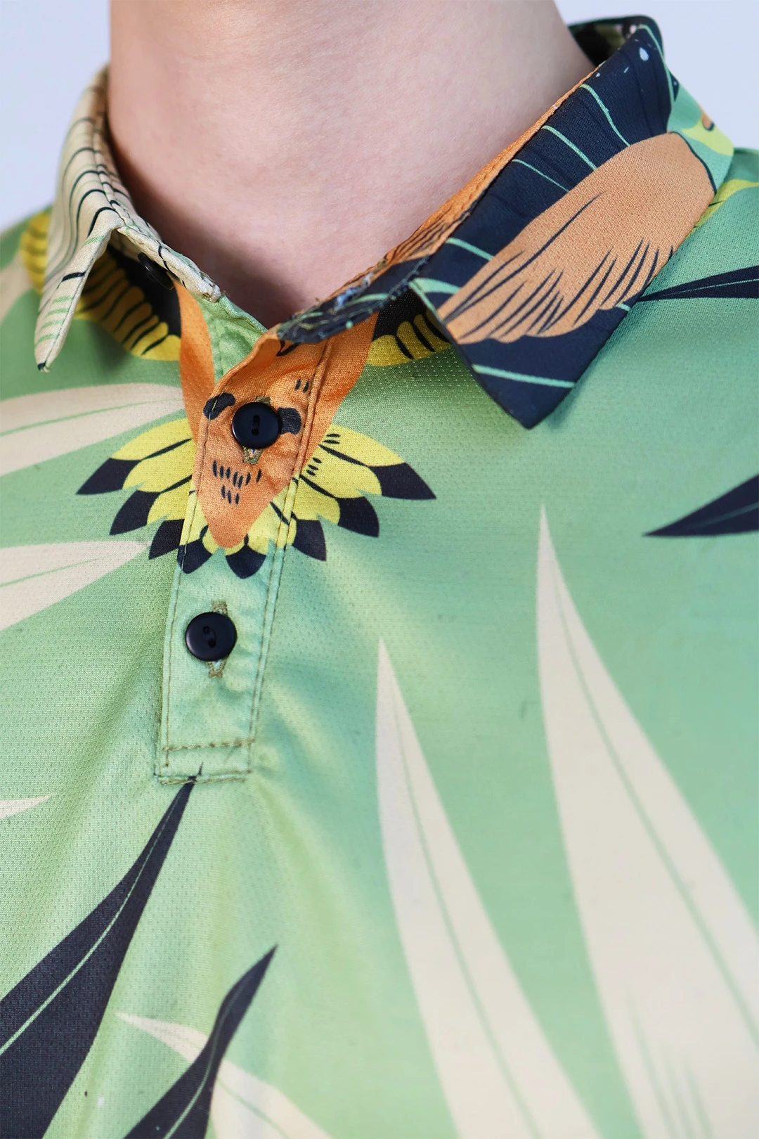 Поло Стар унисекс из ники с полной запечаткой "Tropic"#4 Поло Стар унисекс из ники с полной запечаткой "Tropic"#4