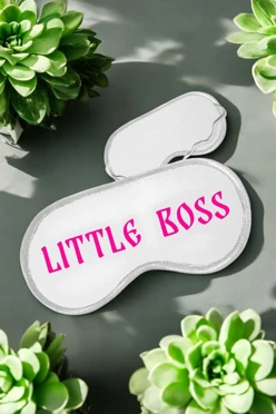 Купить маску для сна с принтом "Litle Boss"