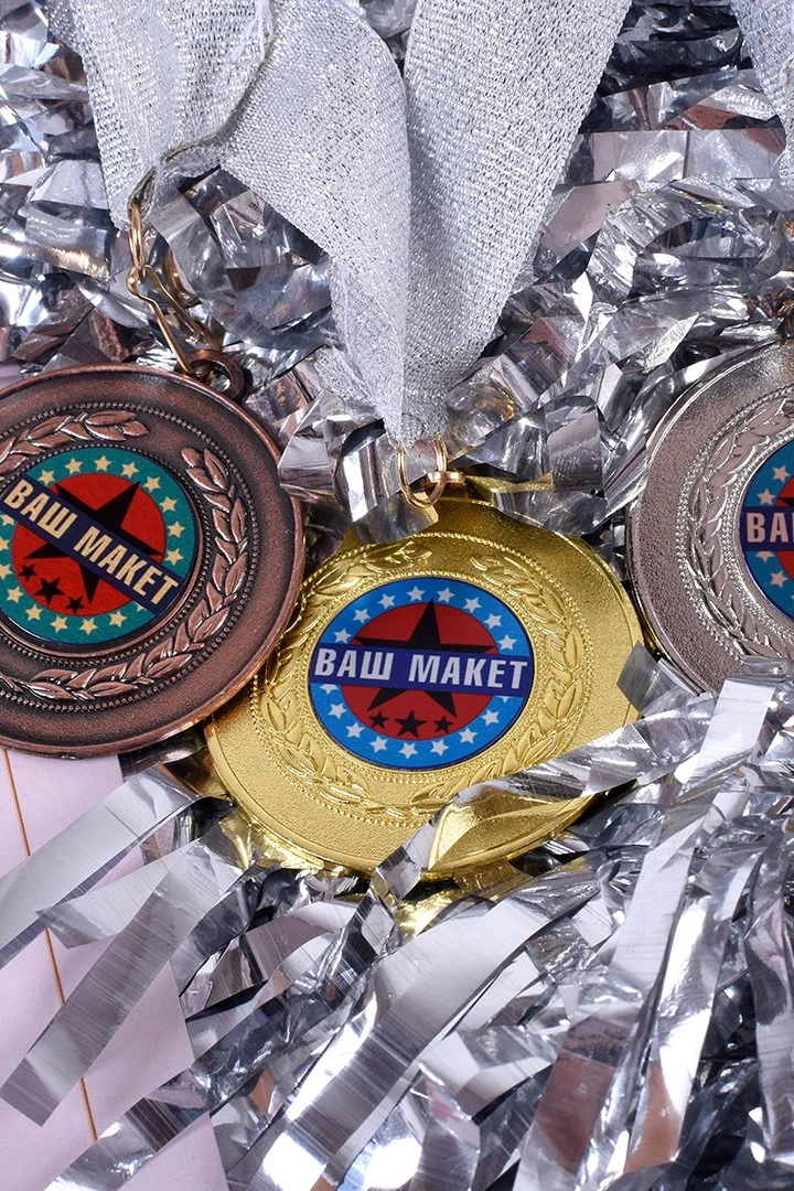 Купить медаль МК162 50мм с шильдом 25мм