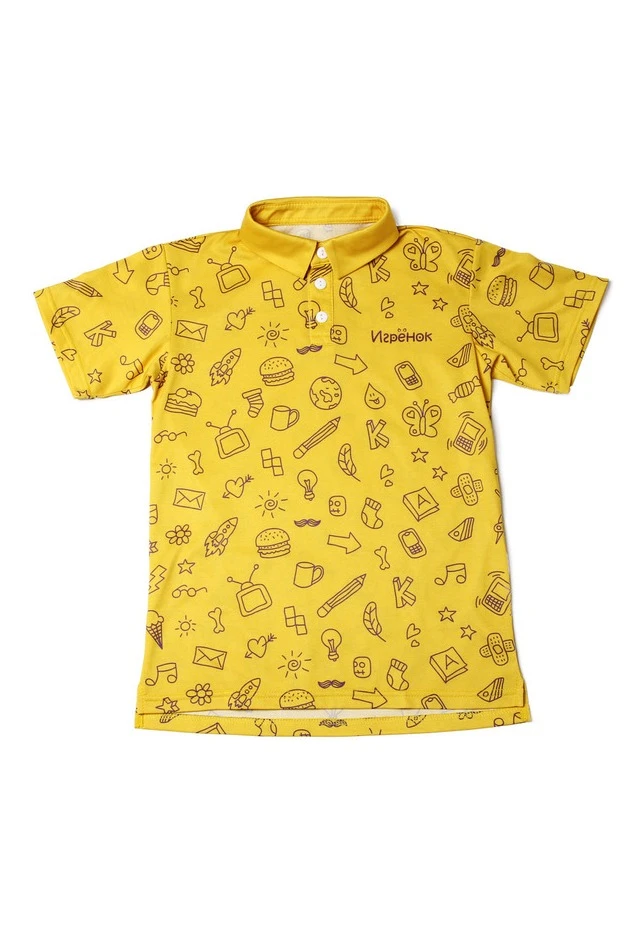 Поло Стар детская с полной запечаткой (полиэстер)#5 Поло Стар детская с полной запечаткой (полиэстер)#5