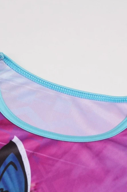 Футболка Гэлэкси женская из примы с полной запечаткой "Wolf"#4